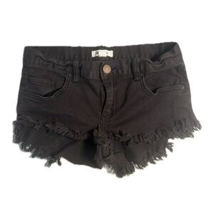 Size 27 Black O’Neil Jean Shorts Women